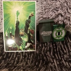 Green Lantern poster and light switch